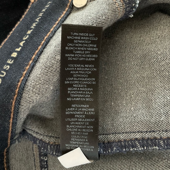 Host Pick!  White House Black Market Jegging Crop Jeans Size 6 Dark Wash - Picture 4 of 11